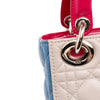 Dior Mini Tricolor Lambskin Cannage Lady Dior Secondhand