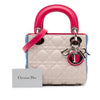 Dior Mini Tricolor Lambskin Cannage Lady Dior Secondhand