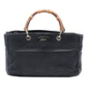 Gucci Medium Calfskin Bamboo Shopper Satchel Secondhand