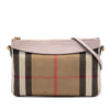 Secondhand Burberry House Check Canvas Derby Peyton Crossbody