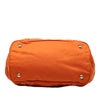 Prada Soft Calf Trimmed Tessuto Satchel Secondhand