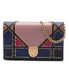 Dior Small Multicolore Studded Lambskin Diorama Flap Secondhand