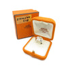Hermès Sterling Silver and 18K Yellow Gold Double Tour Buckle Ring Secondhand