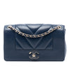 Chanel Mini Quilted Chevron Sheepskin Mademoiselle Vintage Flap Secondhand