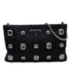 Prada Tessuto Catene Crystal Embellished Chain Crossbody Secondhand
