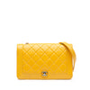 Secondhand Chanel Crumpled Calfskin Bi Quilted Vintage Full Flap