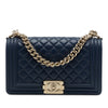 Chanel Old Medium Quilted Lambskin Boy Flap Secondhand