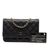Chanel CC Quilted Caviar Wallet on Chain Secondhand