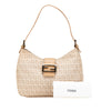 Fendi Zucchino Canvas Shoulder Bag Secondhand
