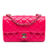 Chanel Mini Rectangular Classic Patent Single Flap Secondhand