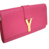 Saint Laurent Leather Chyc Ligne Clutch Secondhand