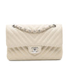 Secondhand Chanel Small Classic Chevron Lambskin Double Flap