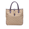 Gucci GG Canvas Jackie Piston Lock Tote Secondhand
