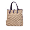 Gucci GG Canvas Jackie Piston Lock Tote Secondhand