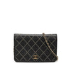 Chanel CC Studded Lambskin Crystal Wallet On Chain Secondhand