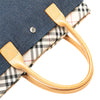 Secondhand Burberry Nova Check Trimmed Denim Tote