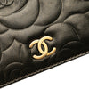 Chanel Embossed Lambskin CC Camellia Bifold Wallet Secondhand