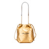 Saint Laurent Small Metallic Lambskin Teddy Bucket Bag Secondhand