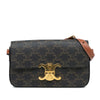 Celine Triomphe Coated Canvas Claude Shoulder Bag Secondhand