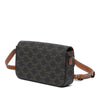 Celine Triomphe Coated Canvas Claude Shoulder Bag Secondhand