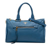 Prada Vitello Daino Zip Top Satchel Secondhand