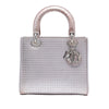 Dior Medium Metallic Patent Microcannage Lady Dior Secondhand