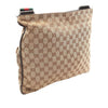 Gucci GG Canvas Web Double Pocket Crossbody Secondhand