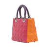 Dior Medium Tricolor Lambskin Cannage Lady Dior Secondhand