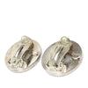 Chanel CC Brass Round Clip On Earrings Secondhand