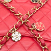 Chanel Mini Square Classic Lambskin Casino Royale Charms Single Flap Secondhand
