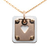 Secondhand Hermès Small Gold Plated and Swift As de Coeur Pendant Necklace