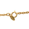 Chanel CC Gold Plated Sunburst Medallion Pendant Necklace Secondhand