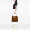 Gucci Large GG Suede Horsebit Beatrix Hobo Secondhand
