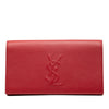 Saint Laurent Large Leather Belle de Jour Clutch Secondhand