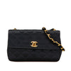 Chanel Mini Rectangular CC Quilted Satin Flap Secondhand
