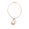 Chanel CC Gold Plated Flap Charm Bracelet Secondhand
