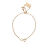 Chanel CC Gold Plated Flap Charm Bracelet Secondhand
