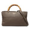 Secondhand Gucci Medium Calfskin Bamboo Shopper Satchel