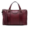 Gucci Microguccissima Brogue Duilio Boston Bag Secondhand