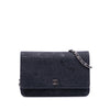 Secondhand Chanel Lace Overlay Goatskin Wallet On Chain