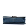 Chanel Large Quilted Denim Boy Flap Secondhand