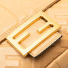 Fendi Zucca Embossed Leather Baguette Satchel Secondhand