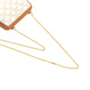 Celine Triomphe Coated Canvas Clutch On Chain Secondhand