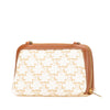 Celine Triomphe Coated Canvas Clutch On Chain Secondhand