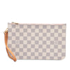 Secondhand Louis Vuitton Damier Azur Neverfull MM Pouch