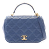 Chanel Small Quilted Caviar Carry Around Flap Secondhand