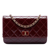 Chanel Quilted Patent Reissue 2.55 Wallet On Chain Secondhand