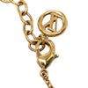 Louis Vuitton Gold Plated Faux Pearl LV Floragram Bracelet Secondhand