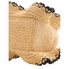 LOEWE Paulas Ibiza Small Ruffled Raffia Font Tote Secondhand
