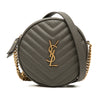 Saint Laurent Chevron Grain De Poudre Round Vinyle Camera Bag Secondhand
